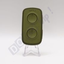 Why Evo Noa Mini – Télécommande À 4 Boutons Vert Olive Multi-fréquences Et Universelle Pour Automatismes - 280-868 Mhz - Code Fixe Et Rolling Code - 