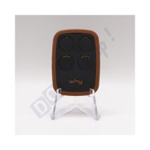Why Evo Noa – Télécommande À 4 Boutons Tabac Sauvage Multi-fréquences Et Universelle Pour Automatismes - 280-868 Mhz - Code Fixe Et Rolling Code - 