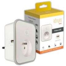 Wi-fi-steckdose - Konyks - Priska Usb - 16a - 2 Usb-a-anschlüsse - Verbrauchsmesser