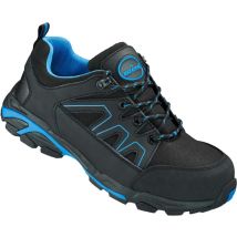 WICA Sicherheitsschuhe RICADI Halbschuhe Gr.42 Schwarz Blau – EN ISO 20345:2011 S3 – Atmungsaktiv, rutschhemmend, metallfrei