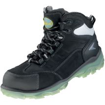 Sicherheitsschnürstiefel Licata S3 SRA – Größe 43 – Nubukleder – rutschhemmende PU-Laufsohle – schwarz