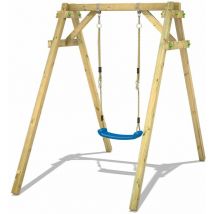 Wickey - Portique balançoire Aire de jeux Smart One Portique bois pour enfants - bleu