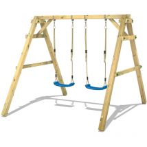Wickey - Columpio Sky Dancer Prime con Estructura de escalada - azul