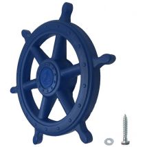 Ensemble de jouets pour aire de jeux Guidon de bateau xxl : Navigue courageusement à travers les vagues déchaînées, Avec effets sonores en tournant,