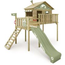 Spielturm Wickey Smart Wave Mit Rutsche Und Sandkasten In Hellgrün