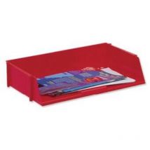 Five Star 5 Star Wide Entry Letter Tray Red