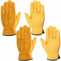 Paar (m) strapazierfähige Arbeitshandschuhe, Schnittschutzhandschuhe, professionelle Arbeitshandschuhe, Gartenhandschuhe für Männer und Frauen, für