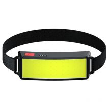 Aougo - Wiederaufladbare Cob-led-stirnlampe – Ultrahell, Leicht – 500 Lumen – 3 Beleuchtungsmodi – Verstellbare Usb-stirnlampe Für Camping, Wandern, 