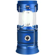 Wiederaufladbare Led-campinglaterne Mit Usb-anschluss, Solarbetrieben Für Handys, Faltbar Und Tragbar – Ideal Für Notfälle, Wandern Und Angeln.