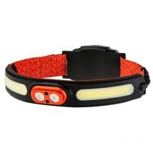 Nebo - Wiederaufladbare, verstellbare LED-Stirnlampe 'Curvbeam 600 Flex' (600 lm, IPX4, Kabel im Lieferumfang enthalten)