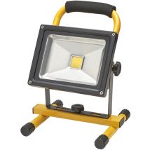 Foco Led Recargable 30 Watt. Luz Blanca 4000o k ip 65 900 Lumenes Con Asa de Transporte