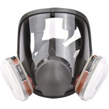 16 En 1masque À Gaz Antibuée, Respirateur Facial Intégral, Respirateur De Pulvérisation De Peinture Industrielle, Filtre De Travail De Sécurité, 