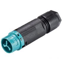 Wieland - Electric 46.032.4551.6 Rundstecker Stecker, gerade Gesamtpolzahl: 2 Serie (Rundsteckverbinde
