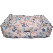 Wiener Leinwandbett Mit Vespitas-aufdruck 65 X 55 X 20 Cm