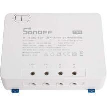 WiFi Schalter Stromzähler Sonoff POWR3 25A Weiß
