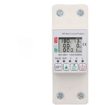 WiFi Smart Power Meter Switch, 63A 300V Echtzeit Smart Energy Monitor Switch