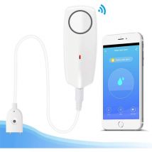 WiFi-Wasserleckalarm mit Lecksensor und 60 dB lautem Ton