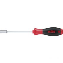 Wiha Destornillador SoftFinish con llave de vaso hexagonal con varilla redonda 9.0 mm x 125 mm (01025)