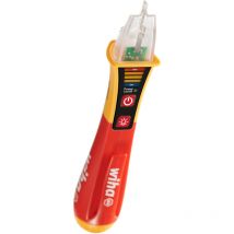 Toolland - Wiha Volt Detector voltage tester, non-contact, single-pole 12 – 1,000 v ac i phase tester with optical and acoustic signal (43797)