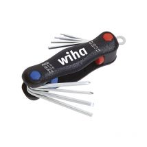 Multitool Mini PocketStar Fente, Phillips, six pans femelle, 8 pcs sous blister (27936) - Wiha