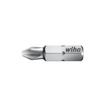 Wiha - Boites d'embouts Standard 25 mm Pozidriv (PZ3) 10 pcs 1/4' dans un coffret (32071)