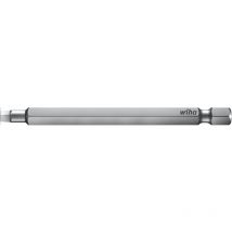 Embout Professional 90 mm Quatre pans mâle 1/4' E6,3 1 (39206) - Wiha