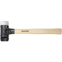 Schonhammer Safety mittelweich/sehr hart mit Hickory-Holzstiel, Rund-Schlagkopf 50, 360 mm (26659) - Wiha