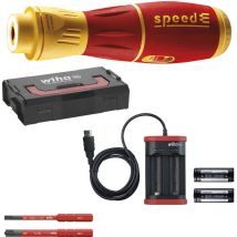 Toolland - Wiha Giravite elettrico speedE ii 7 pz. in L-Boxx Mini con slimBit, batterie e caricabatterie usb (44318)