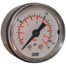 Wika 0-1 Bar 50mm 1/8inBSPT Back ABS Gauge - WG50-18R-1