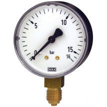 Wika 0-4 Bar 50mm 1/8inBSPP Bott ABS Gauge - WG50-18B-4BAR