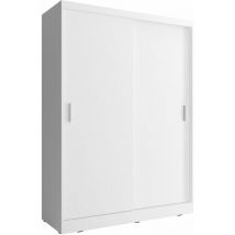 Wiki Kleiderschrank 130 cm schiebetüren weiß matt