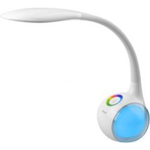 Wilit - 5W led Schreibtischlampe Kinder Dimmbar, Tischlampen Wohnzimmer Schlafzimmer, Nachttischlampe Touch Kinderzimmer mit Einstellbarem Farblicht