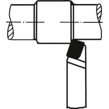 Outils à charioter din 4971 ISO1 32 x 32 mm à droite droit Wilke Par 3)