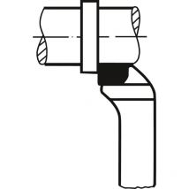 Wilke - Outil à charioter frontal din 4977 ISO5 25 x 25 mm à droite (Par 3)