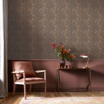 Marigold Fibrous Charcoal Vliestapete 10mx52cm - William Morris At Home