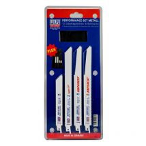 Wilpu - Performance Säbelsägeblätter Set Metall mit Nylon-Rolltasche 12-tlg., 1490100012