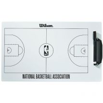 Dry Erase Coaches Board White Basketball nba - White - Wilson