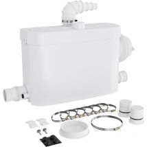 Wiltec - XPOtool 3/1 Pompe de relevage avec Raccord latéral 450W Eaux usées wc Eaux chargées – Station de relevage
