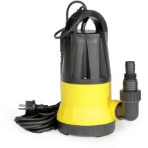 Bomba de aguas residuales con sensor 400 w, bomba de agua sumergible con 2 modos, bomba de agua 8500 l/h, bomba de pozo 5 m de altura de impulsión y