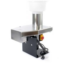 Broyeur électrique en acier 550W 2800tr/min Concasseur de fruits jusqu'à 500 kg par heure Trémie133 cm Pressoir Moulin fruits Roulettes Broyeuse