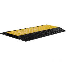Canalina passacavi carrabile, 950x540x55mm, 5 canali, max 50 t, Pedana copricavo - Wiltec