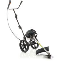 Outil multifonction 2 en 1 sur Roues – 1350 x 390 x 1260 mm – Essence 1,2 l – 1,9 kW – Coupe-bordures Débroussailleuse – Jardinage - Wiltec