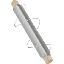 Filo di ferro per creazioni in acciaio ricotto colore argentato ø 0,7mm 33 m, filo di acciaio modellabile per fiori, creazioni, modellismo,