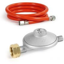 Kit pressostat 700 mbar avec tuyau 1,5 m – pour raccords français fr – Détendeur de gaz, limiteur de pression, régulateur de pression de gaz - Wiltec