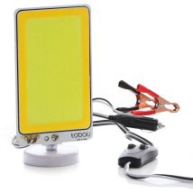 Wiltec - Lampe télescopique 12 v led V1, 72 x 48 x 140 mm, 148 led, 1961 lm, Lumière avec Support magnétique et Télécommande pour Camping Tente