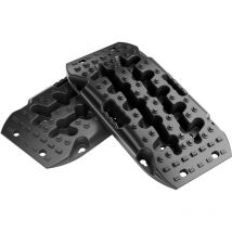 Wiltec - Placas de arena par 581 x 295 x 65 mm hasta 7 t, juego de 2 tablas de recuperación antideslizantes para autocaravanas, ayuda de tracción en