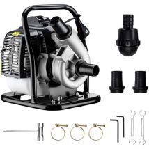 Wiltec - Pompe immergée Pompe à eau à Essence 1,45 kW 24 m³/h Pompe de jardin à 2 Temps Arrosage Irrigation Drainage Installion d'eau domestique