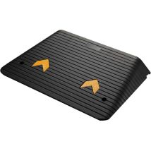 Wiltec - Rampe d'accès – 902 x 620 x 102 mm – Capacité max. 50 t – en Caoutchouc – Handicapés, Fauteuil roulant & Déambulateur – Surface antidérapante