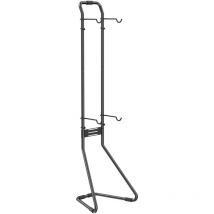 Wiltec - Range-vélo pour 2 bicyclettes – 66,6 x 55,9 x 219 cm – Capacité 39,9 kg – en Acier – Rack à vélo autoportant, Support rangement