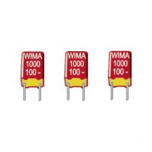 Wima - fks 2 1000pF 10% 250V RM5 1 pc(s) Condensateurs à film fks sortie radiale 1000 pF 250 v/dc 10 % 5 mm (l x l x h) 7.2 x 2.5 x 6.5 mm S802201